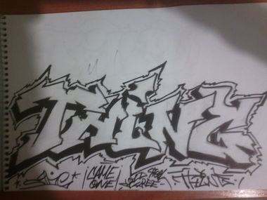 Graffiti Sketch - Photo by CameOne (2015)