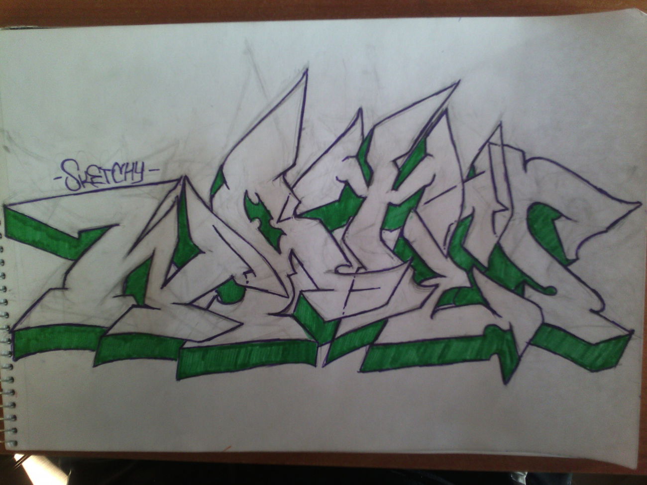Graffiti Sketch - Photo by CameOne (2015)