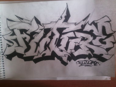 Graffiti Sketch - Photo by CameOne (2015)