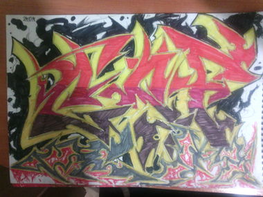 Graffiti Sketch - Photo by CameOne (2014)