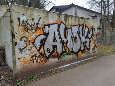 Graffiti Bombing - Photo by Camo - Amok, Crew, Völklingen