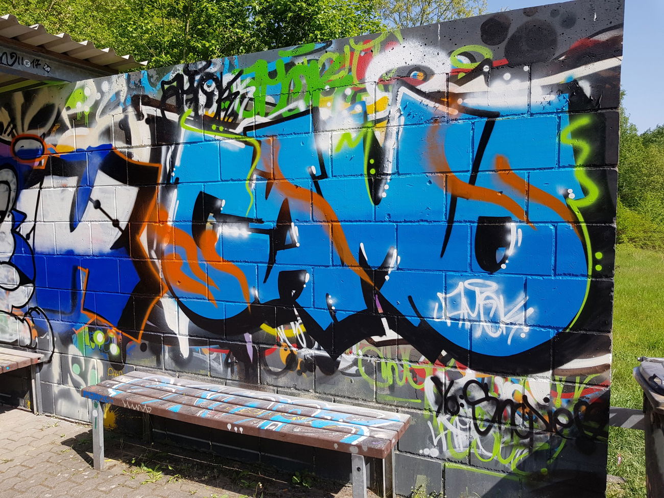 Graffiti Wall - Photo by Camo - Camo, amok, crew