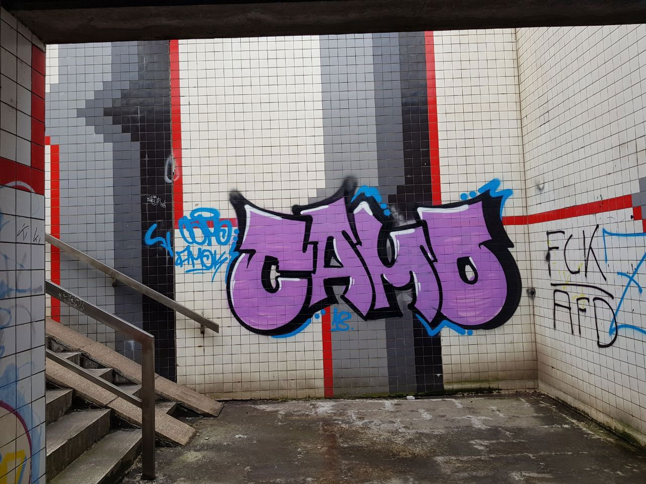 Graffiti Wall - Photo by Camo - Camo, Amok, Crew