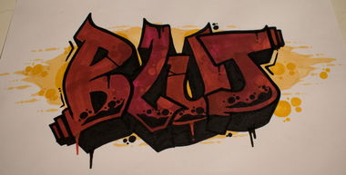 Graffiti Wall - Photo by Camo - blut, battle (2017)