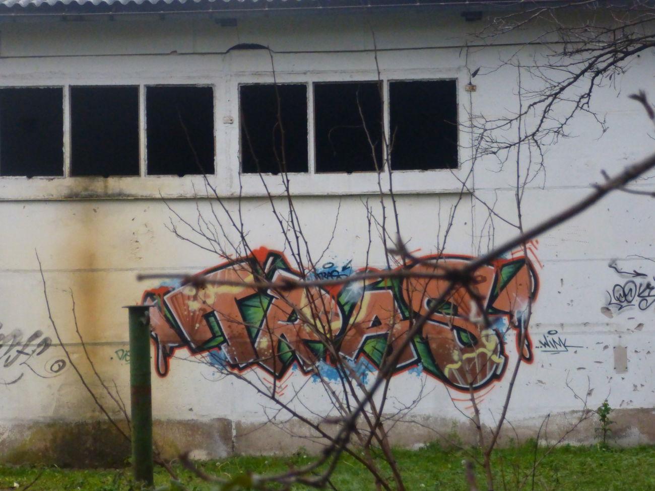 Graffiti Bombing in Magdeburg - Photo by Candyflip - tras, oo, magdeburg