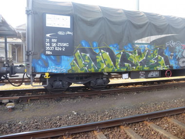 Graffiti Train - Photo by Candyflip - hulte