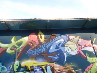 Graffiti Wall in Magdeburg - Photo by Candyflip - Aersol, Arena, Magdeburg