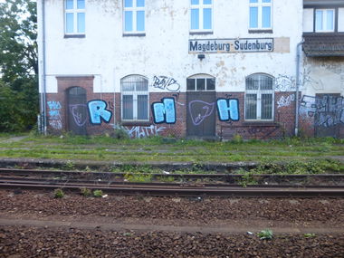 Graffiti Bombing in Magdeburg - Photo by Candyflip - rmh
