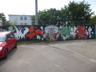 Graffiti Wall in Magdeburg - Photo by Candyflip
