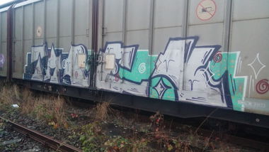 Graffiti Train - Photo by Candyflip