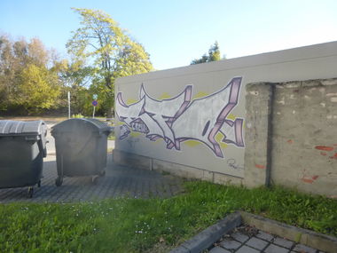 Graffiti Bombing in Magdeburg - Photo by Candyflip - sfo, past
