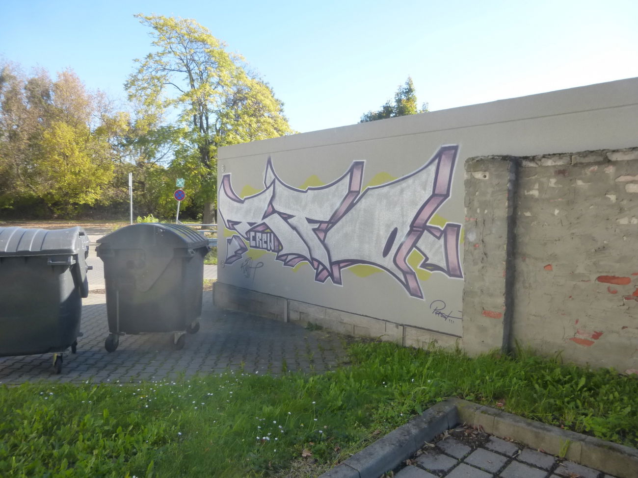 Graffiti Bombing in Magdeburg - Photo by Candyflip - sfo, past