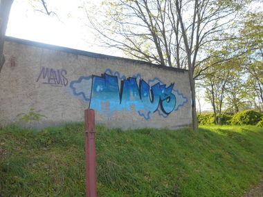 Graffiti Bombing in Magdeburg - Photo by Candyflip - maus, magdeburg (2015)