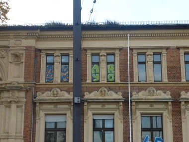 Graffiti Artwork in Magdeburg - Photo by Candyflip - asok, mryo, magdeburg