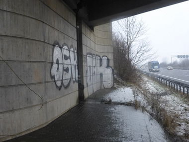 Graffiti Bombing in Landkreis Helmstedt - Photo by Candyflip - qsk, a2