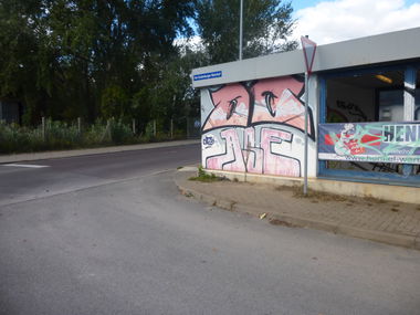 Graffiti Bombing in Magdeburg - Photo by Candyflip - oo, ohoh, ase
