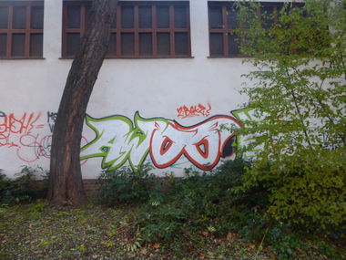 Graffiti Bombing in Magdeburg - Photo by Candyflip - oo, ohoh, awoo