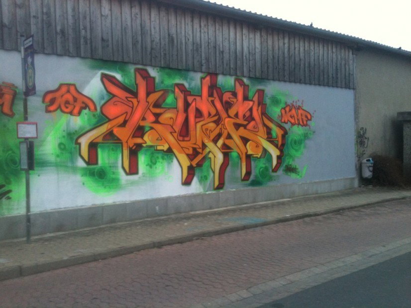 Graffiti Wall in Sickte - Photo by Candyflip - tgf, wcmf, ruze