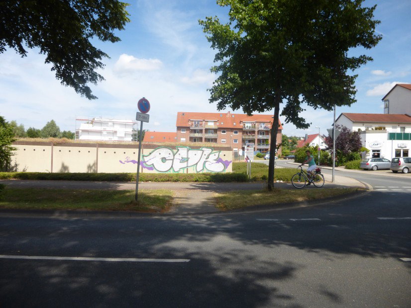 Graffiti Bombing in Helmstedt - Photo by Candyflip - cdk (2012)