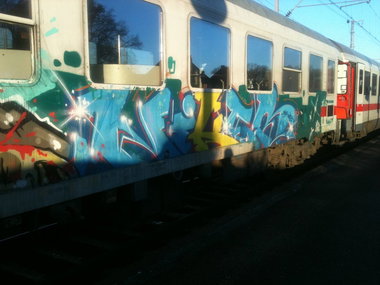 Graffiti Train - Photo by Candyflip
