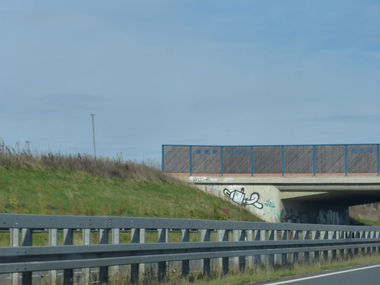 Graffiti Bombing in Cremlingen - Photo by Candyflip - kettensäge, chainsaw, braunschweig