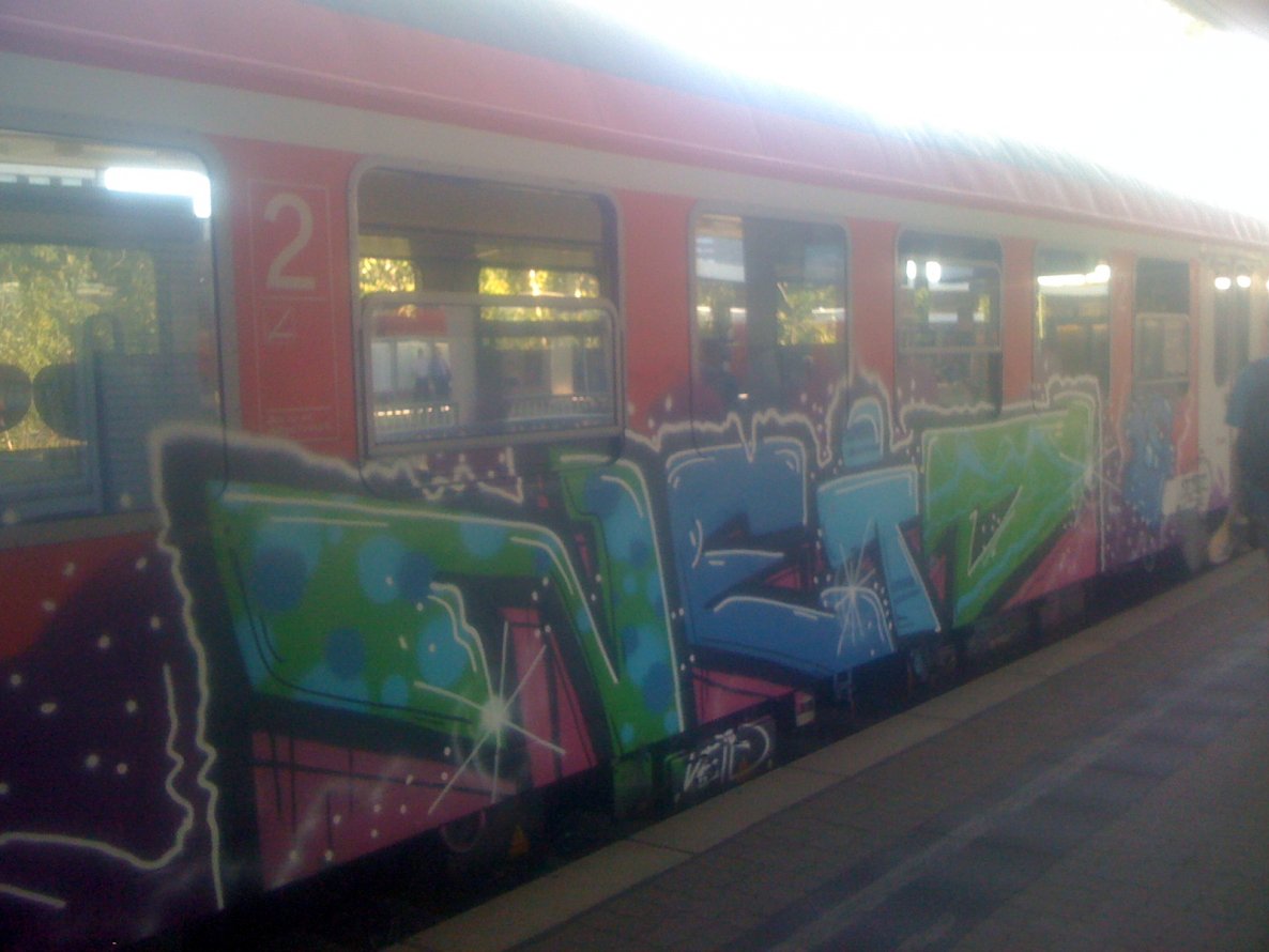Graffiti Train in Braunschweig - Photo by Candyflip - neid, braunschweig