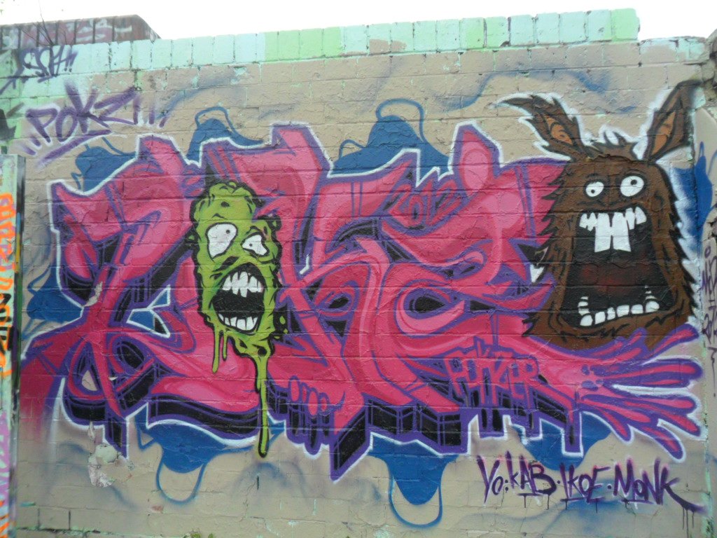 Graffiti Wall in Brunswick - Photo by Candyflip - pokz, braunschweig