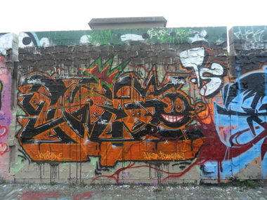 Graffiti Wall in Brunswick - Photo by Candyflip - kab, ts, braunschweig