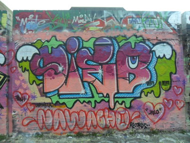 Graffiti Wall in Brunswick - Photo by Candyflip - dieb, braunschweig