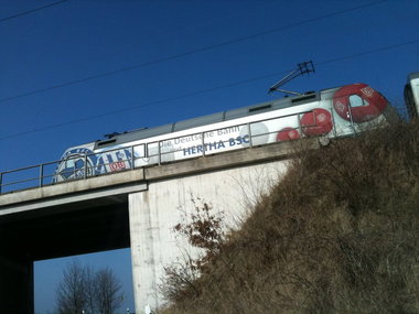 Graffiti Train - Photo by Candyflip - hertha, bsc, berlin