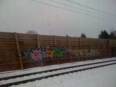 Graffiti Bombing in Cremlingen - Photo by Candyflip - ains, fresh, braunschweig