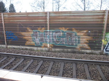 Graffiti Bombing in Cremlingen - Photo by Candyflip - noco?, braunschweig