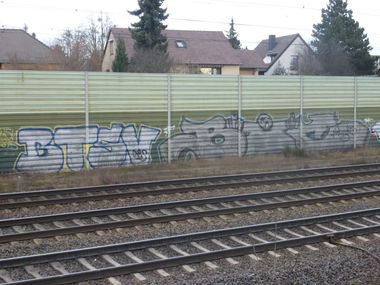 Graffiti Bombing in Cremlingen - Photo by Candyflip - btsv, cabs, btc