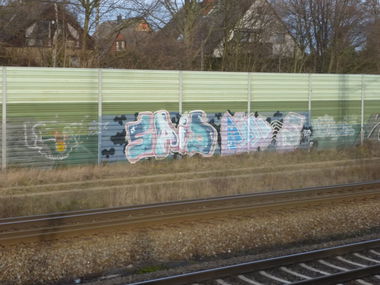 Graffiti Bombing in Cremlingen - Photo by Candyflip - said, ains, asf