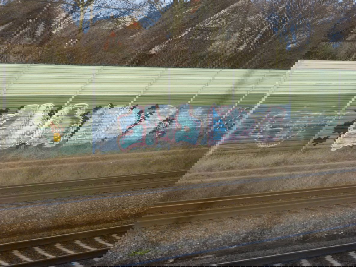 Graffiti Bombing in Cremlingen - Photo by Candyflip - said, ains, asf