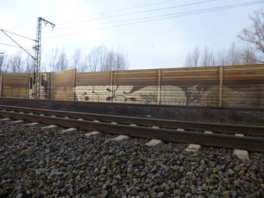 Graffiti Bombing in Cremlingen - Photo by Candyflip - bes, braunschweig