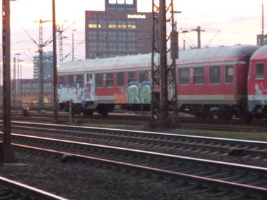Graffiti Train in Braunschweig - Photo by Candyflip - ra, fmk, brauschweig