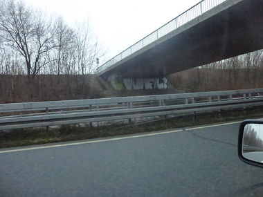 Graffiti Bombing in Wolfsburg - Photo by Candyflip - vfl