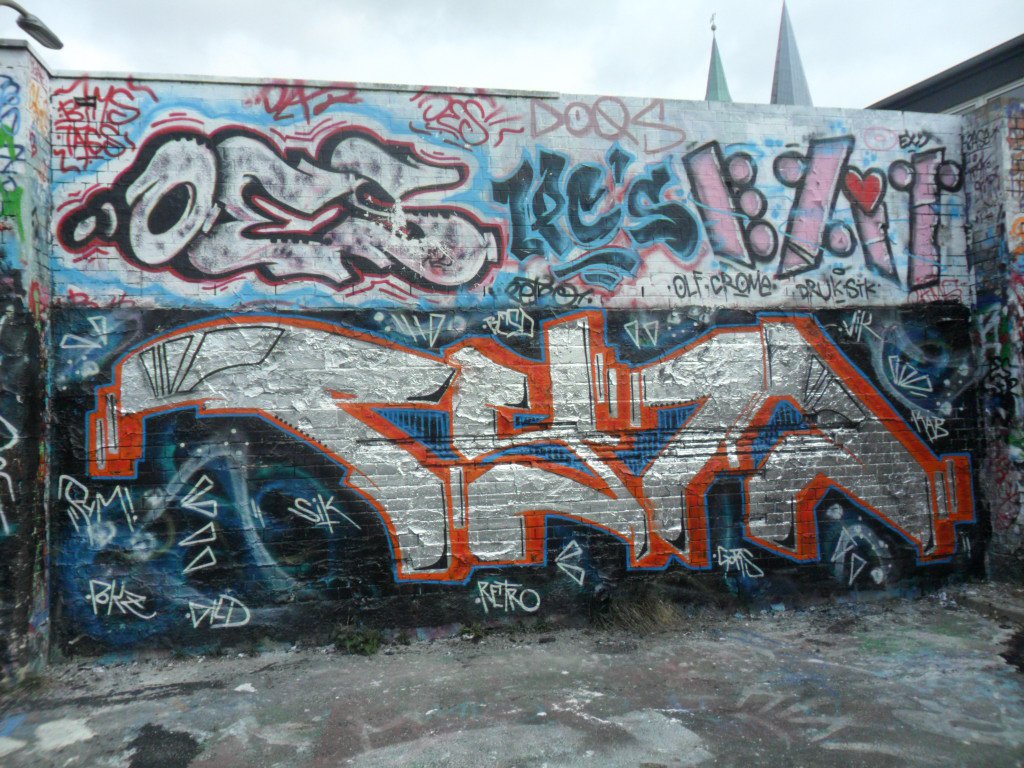 Graffiti Wall in Brunswick - Photo by Candyflip - pym, retro, braunschweig