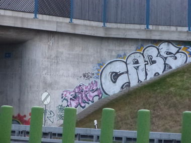 Graffiti Bombing in Cremlingen - Photo by Candyflip - cabs, btsv, ribs