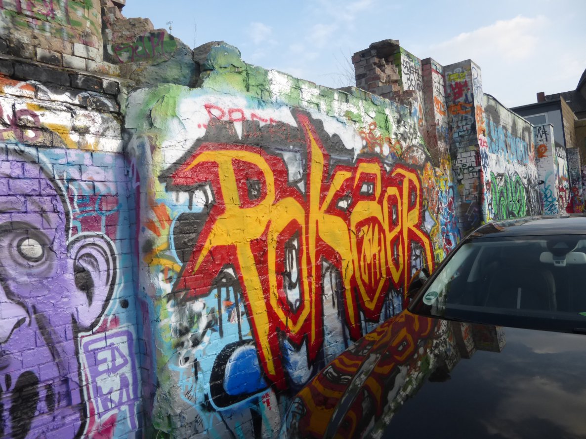 Graffiti Wall in Brunswick - Photo by Candyflip - pokzer, pokz, braunschweig