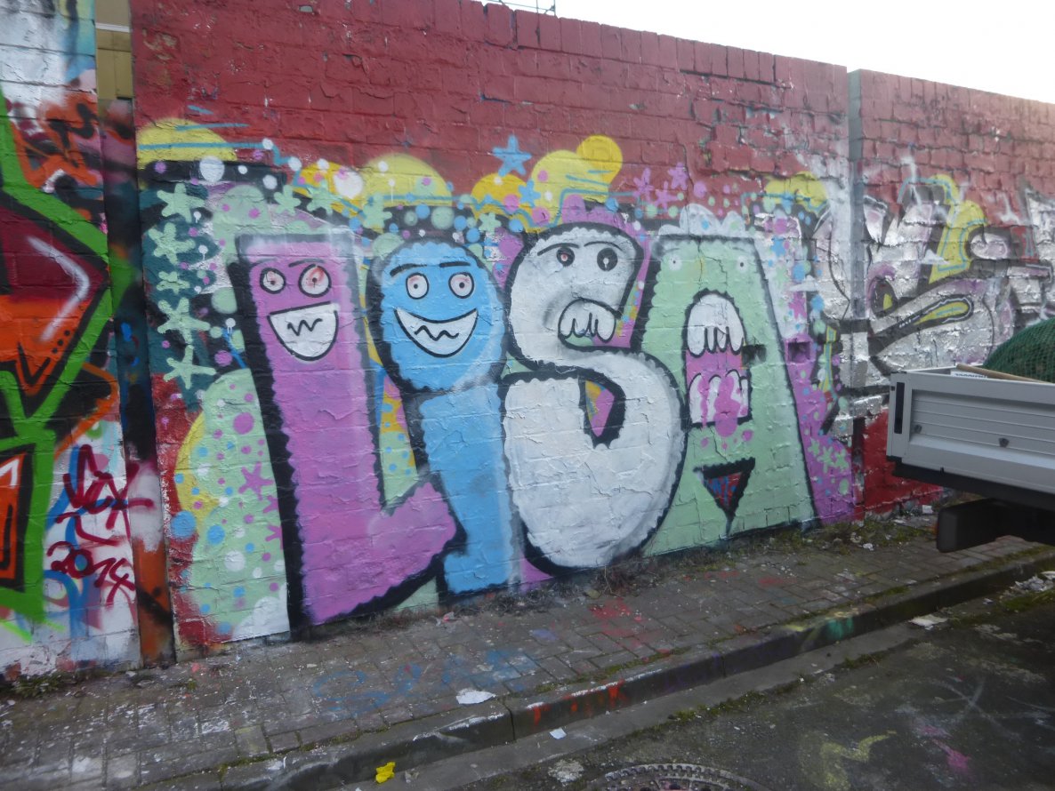 Graffiti Wall in Brunswick - Photo by Candyflip - lisa, braunschweig