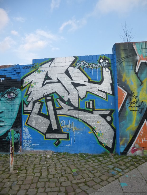 Graffiti Wall in Brunswick - Photo by Candyflip - lk, dild, crome.