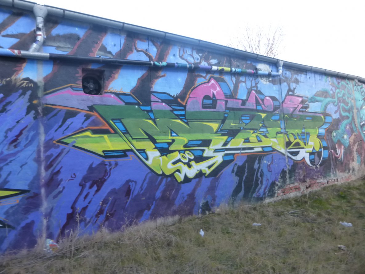 Graffiti Wall in Magdeburg - Photo by Candyflip - mozr, mozer, süd
