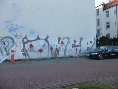 Graffiti Bombing in Magdeburg - Photo by Candyflip - imcp, magdeburg