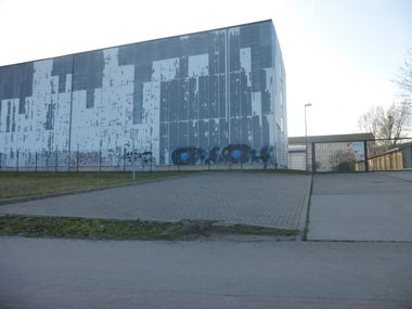 Graffiti Bombing in Magdeburg - Photo by Candyflip - ohoh, oo, magdeburg