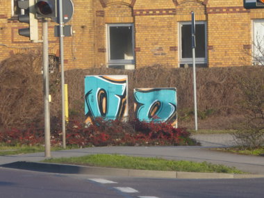 Graffiti Bombing in Magdeburg - Photo by Candyflip - oo, ohoh, magdeburg