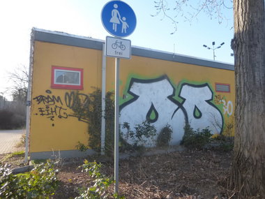 Graffiti Bombing in Magdeburg - Photo by Candyflip - oo, ohoh, magdeburg