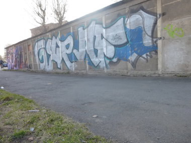 Graffiti Bombing in Magdeburg - Photo by Candyflip - magdeburg, gyraf, pm