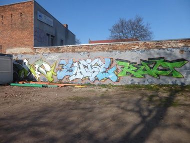 Graffiti Wall in Magdeburg - Photo by Candyflip - kult, shie, magdeburg